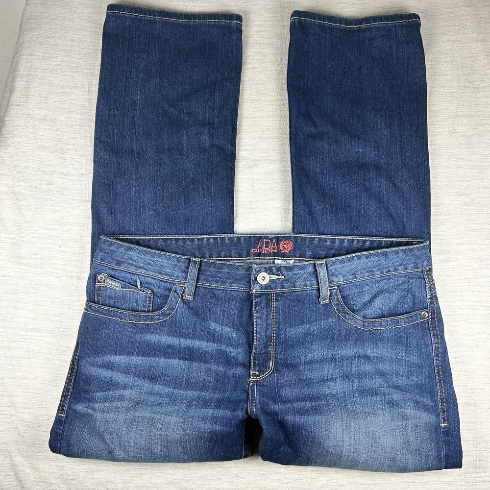 Cinch Ada Women's Jeans 34/17R Blue Denim Western Cowgirl Stretch MJ80252071